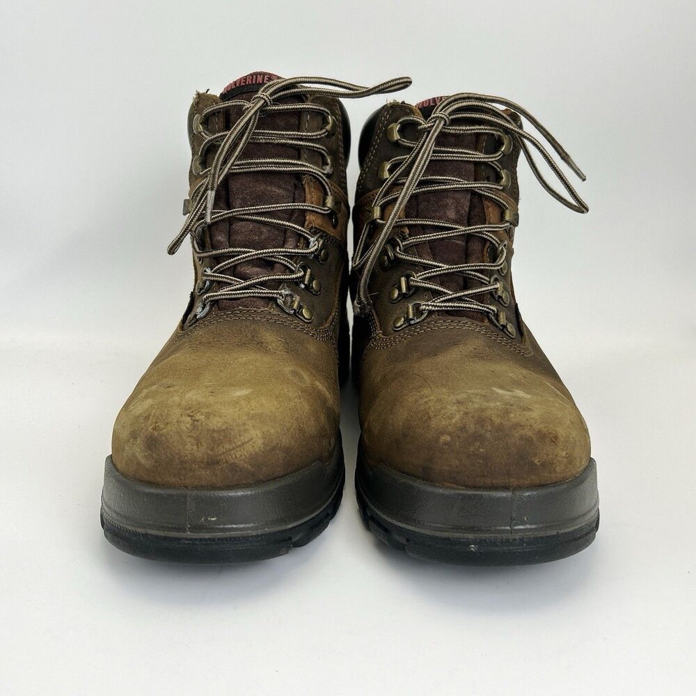 Wolverine Cabor EPX Work Boots Mens Sz 12 M Brown Leather Comp Toe 6” Waterproof - Picture 4 of 9